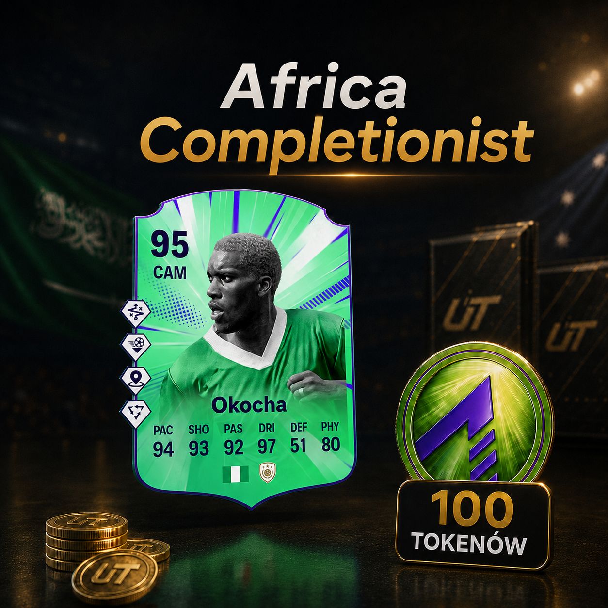 Africa Completionist - Okocha - 100 tokenów